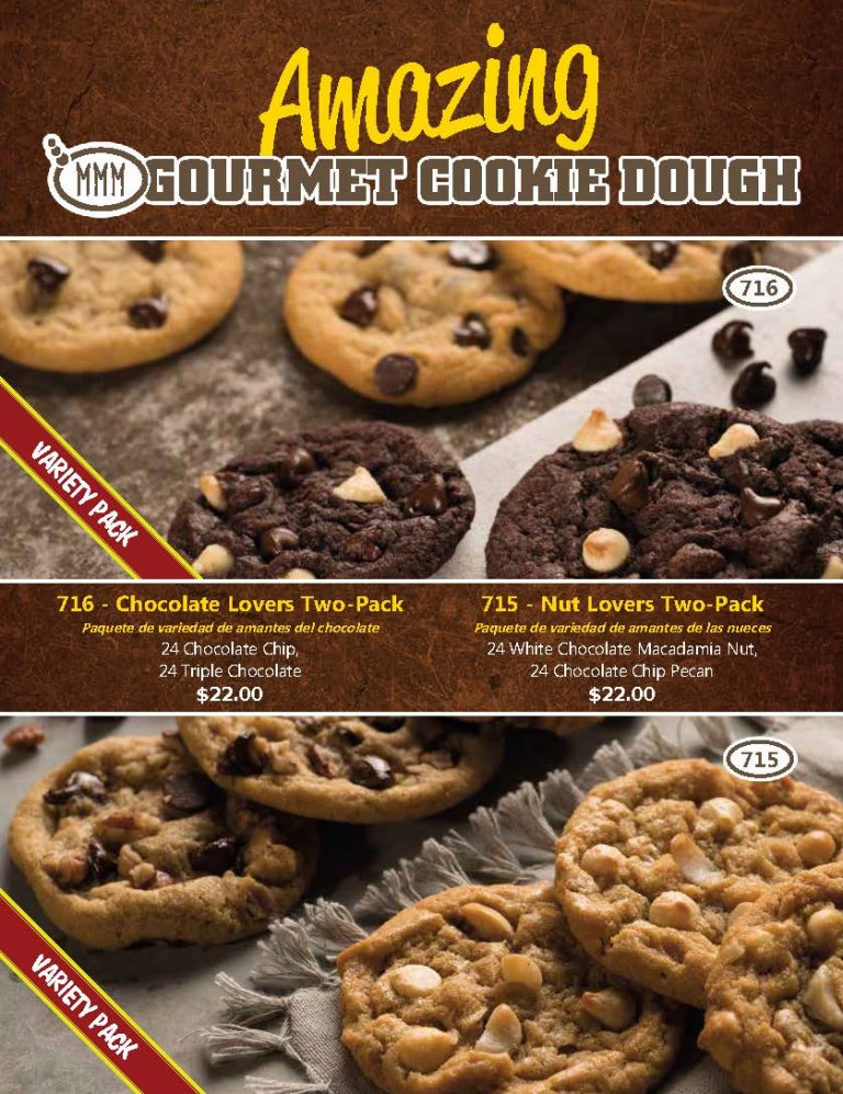 Amazing Gourmet Cookie Dough 4page Brochure