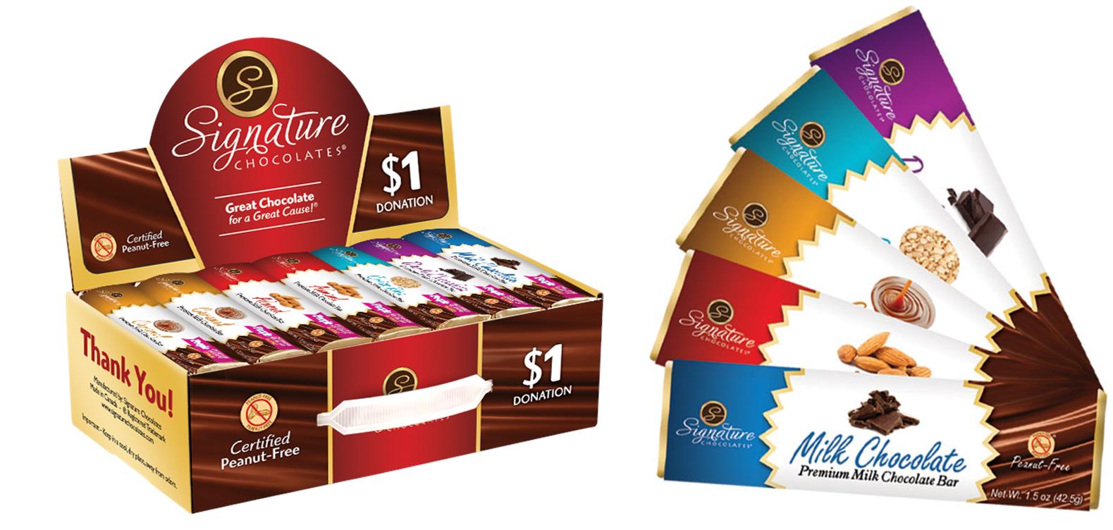 1 Signature Chocolate Variety Candy Bar Fundraiser