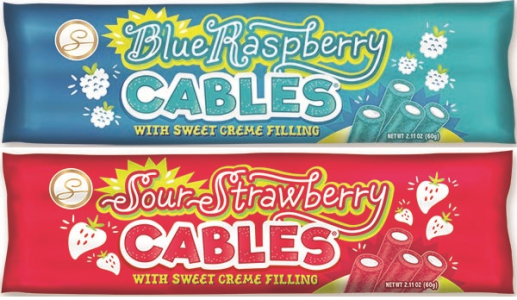Blue Raspberry & Sour Strawberry Cables