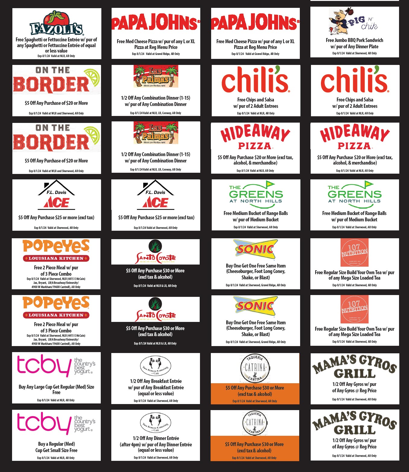 Sylvan Hills Discount Card Coupons 2of2