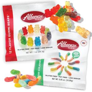 $1 Albanese Gummi Bears & Sour Worms Variety Pack Fundraiser by Van Wyk Confections